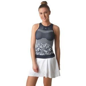 Adidas by Stella McCartney Barricade Seamless Blue Athletic Tank Top Small